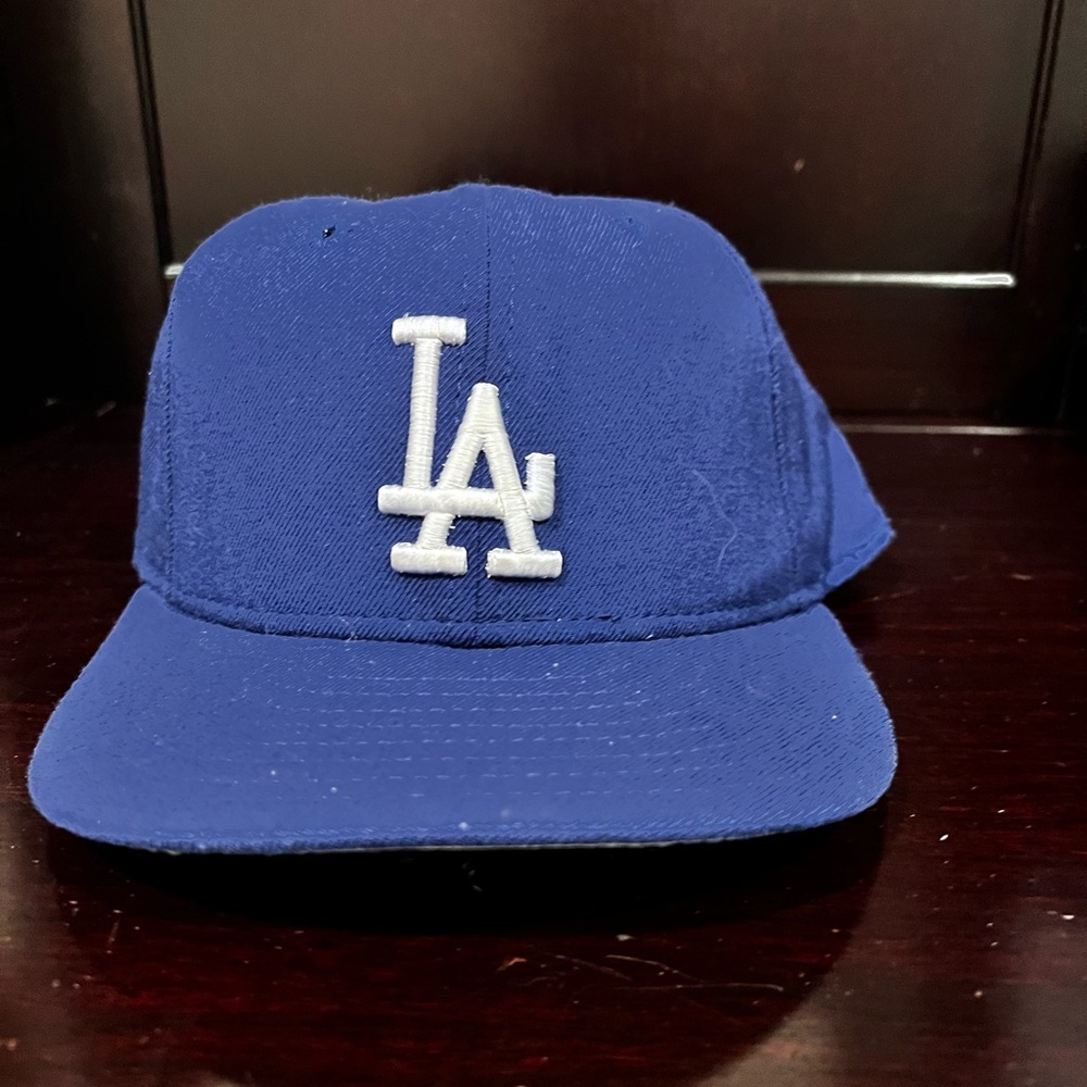 Vintage New Era Blue and White Dodgers Hat